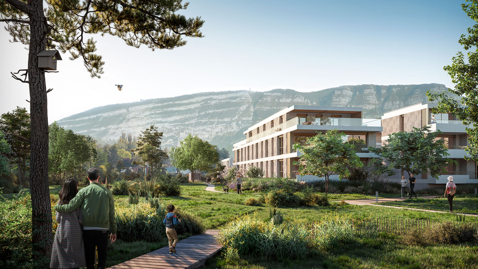 Immosam's V77 VANDOEUVRES​ project combines the calm of the Geneva countryside with proximity to the city center.